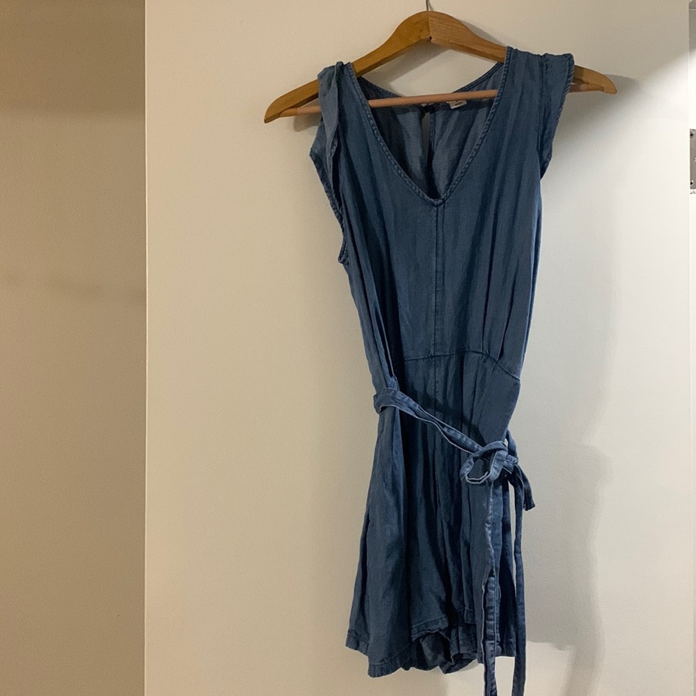 Chambray Romper